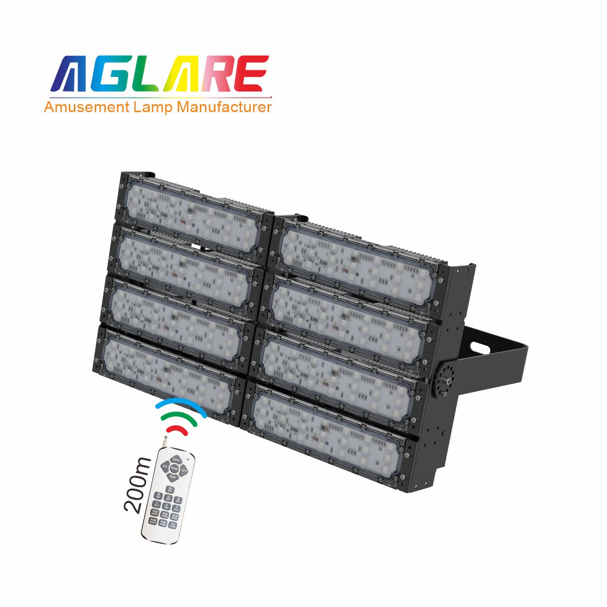 400WLED彩色投光灯泛光灯,变色户外射灯带？？？？？仄